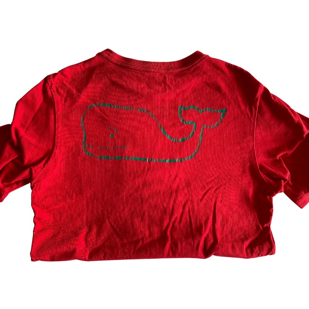 Red Vineyard Vines T-Shirt - Boys M (12-14)